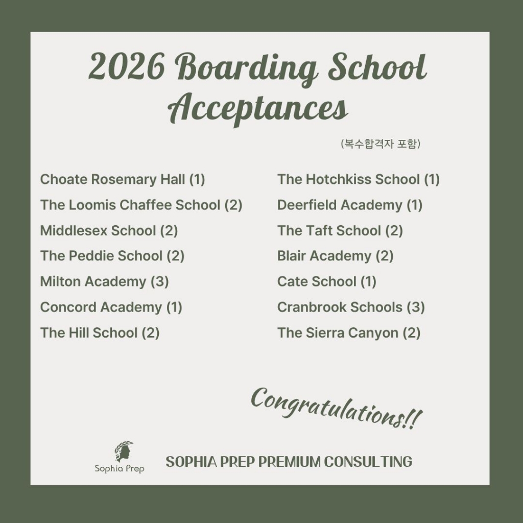 2026소피아프렙입시결과